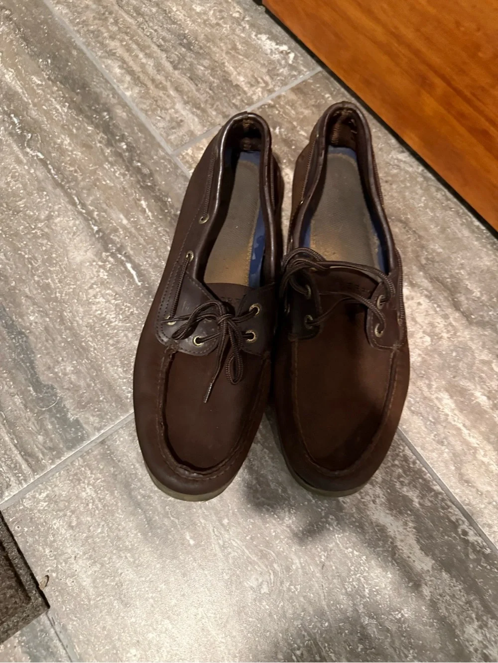 Sperry Men's Brown Leather Boat Shoes